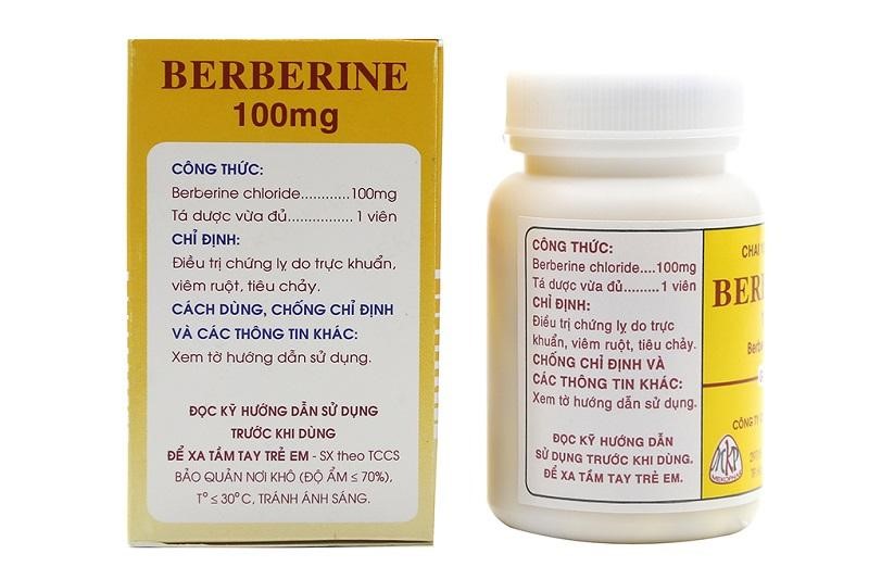 Thuốc đau bụng berberin