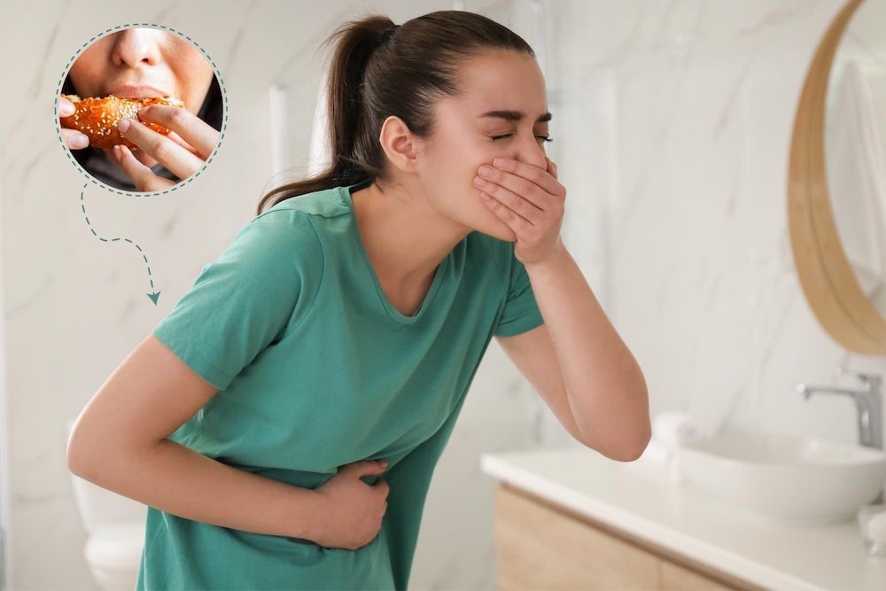 Ngộ độc thức ăn gây đau bụng kèm theo đi ngoài